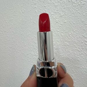 Christian Dior lipstick- Rouge Dior 999 Satin